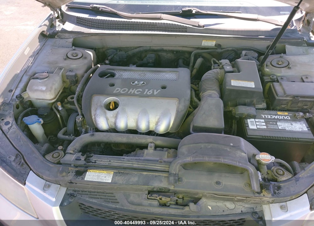 2007 HYUNDAI SONATA GLS VIN: 5NPET46C17H252651
