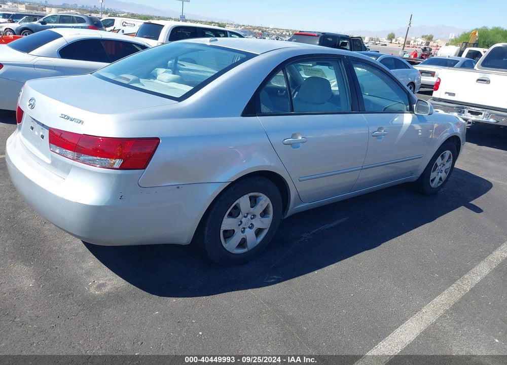 2007 HYUNDAI SONATA GLS VIN: 5NPET46C17H252651