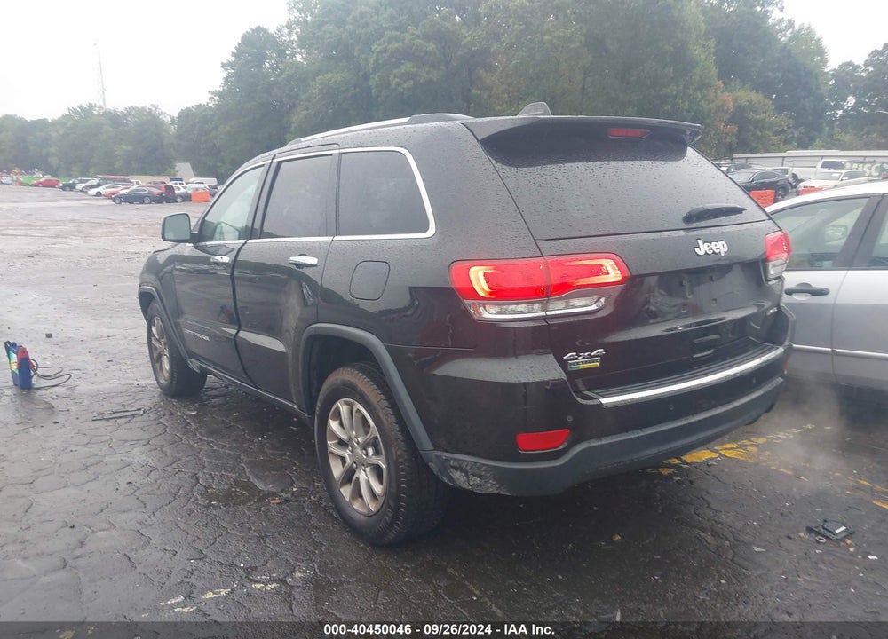 2015 JEEP GRAND CHEROKEE LIMITED VIN: 1C4RJFBGXFC898289