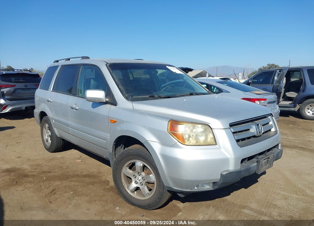 2008 HONDA PILOT EX-L VIN: 5FNYF187X8B056002