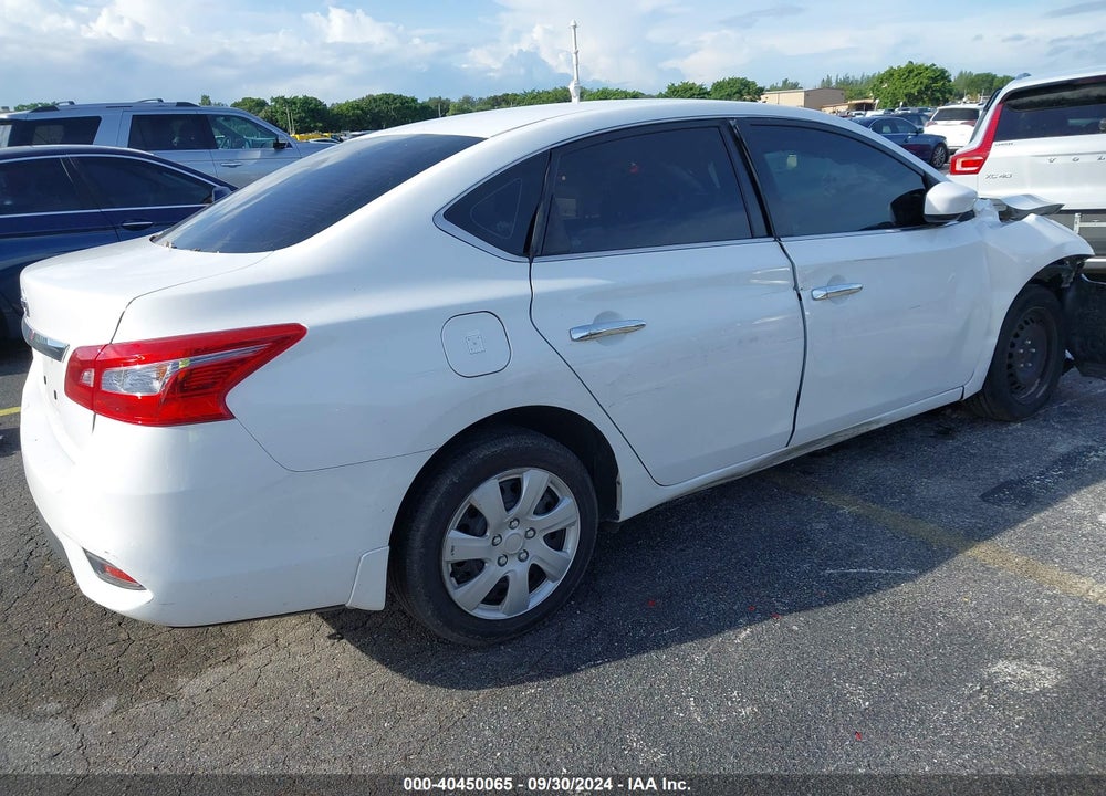 2019 NISSAN SENTRA S VIN: 3N1AB7AP1KY330048