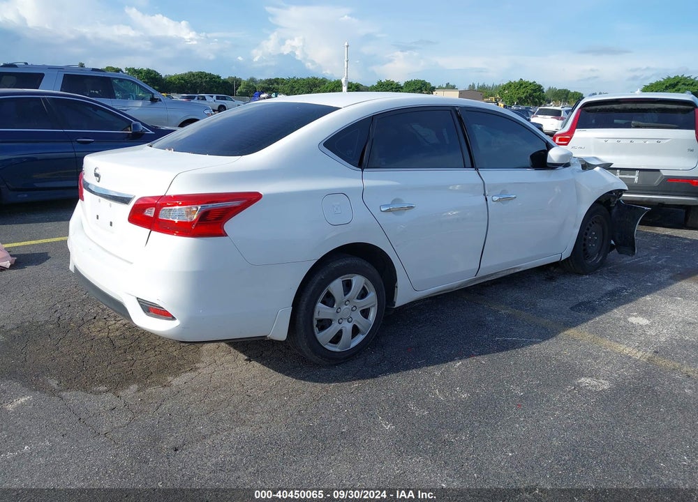 2019 NISSAN SENTRA S VIN: 3N1AB7AP1KY330048