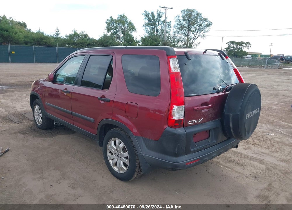 2005 HONDA CR-V EX VIN: SHSRD78885U346555