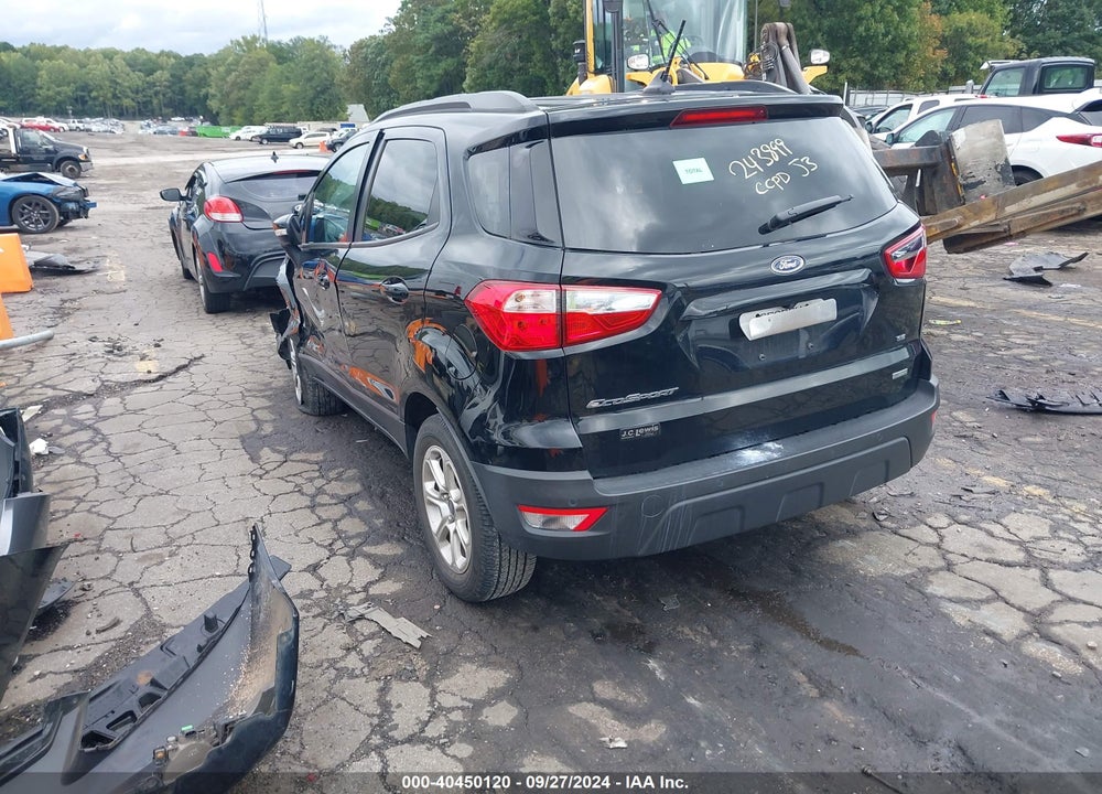2018 FORD ECOSPORT SE VIN: MAJ3P1TE8JC210308