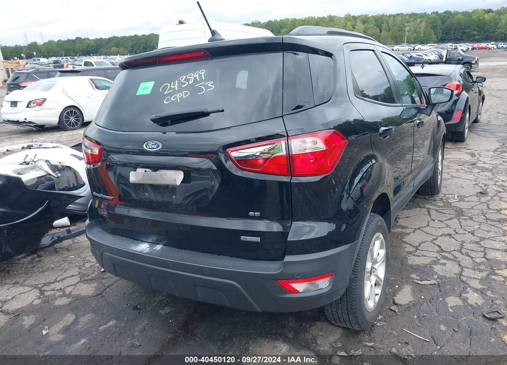 2018 FORD ECOSPORT SE VIN: MAJ3P1TE8JC210308