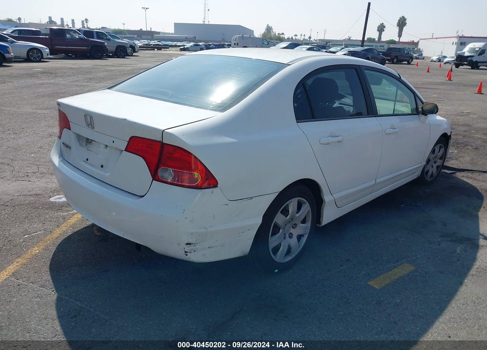 2006 HONDA CIVIC LX VIN: 1HGFA16576L056722