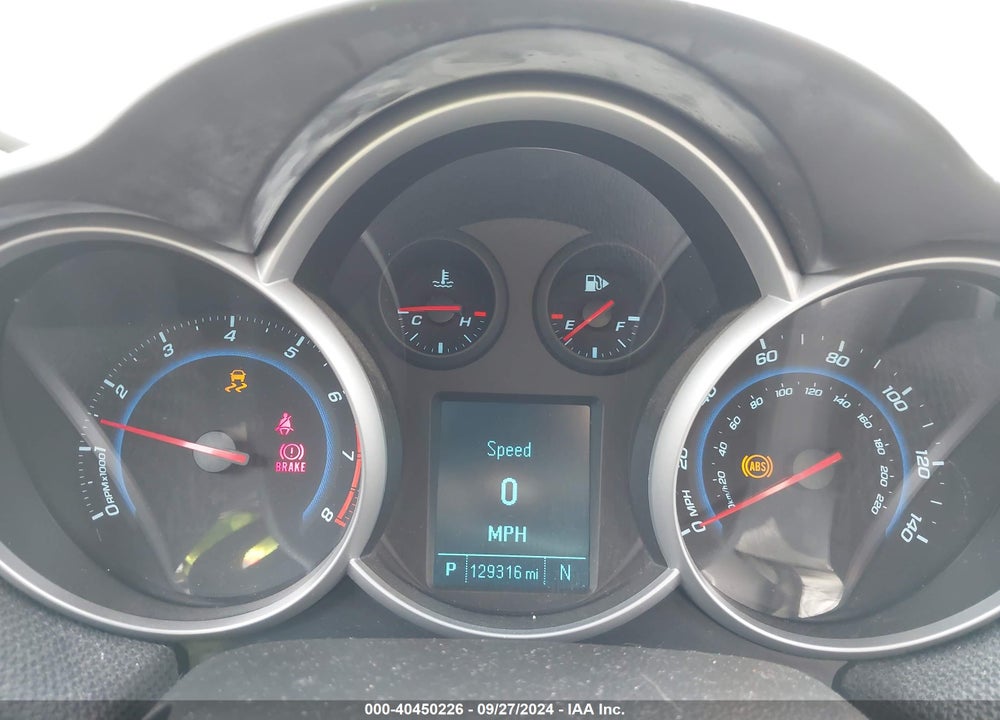 2012 CHEVROLET CRUZE ECO VIN: 1G1PJ5SC4C7277612