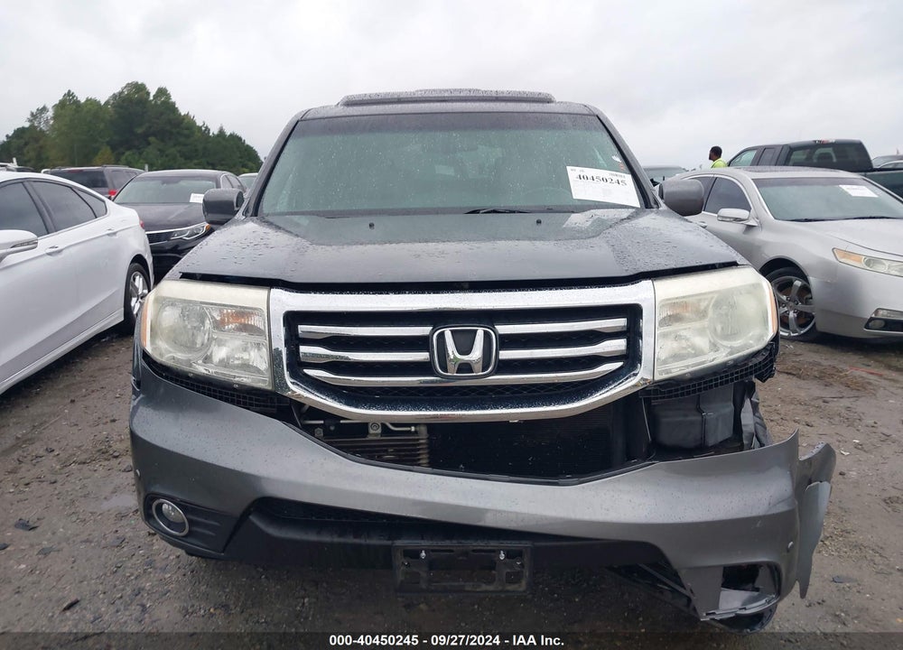 2012 HONDA PILOT TOURING VIN: 5FNYF4H92CB072268