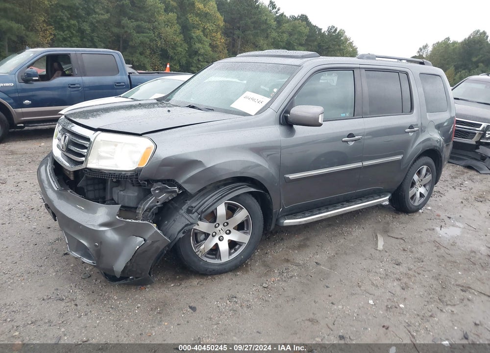 2012 HONDA PILOT TOURING VIN: 5FNYF4H92CB072268