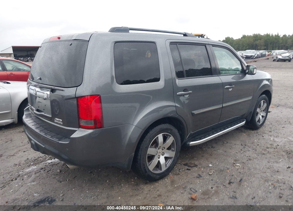2012 HONDA PILOT TOURING VIN: 5FNYF4H92CB072268