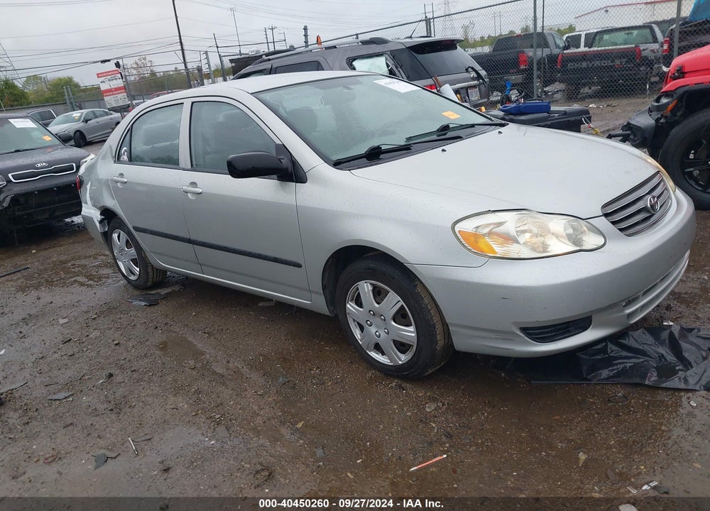 2003 TOYOTA COROLLA CE VIN: 2T1BR32E43C106177