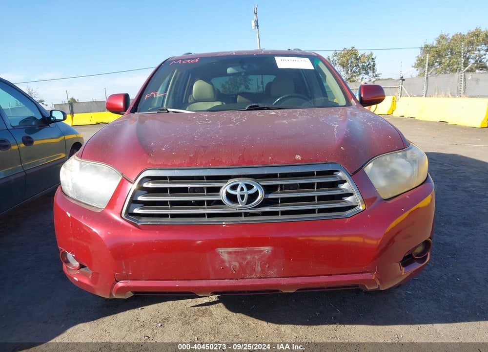 2008 TOYOTA HIGHLANDER SPORT VIN: JTEES43A482089966