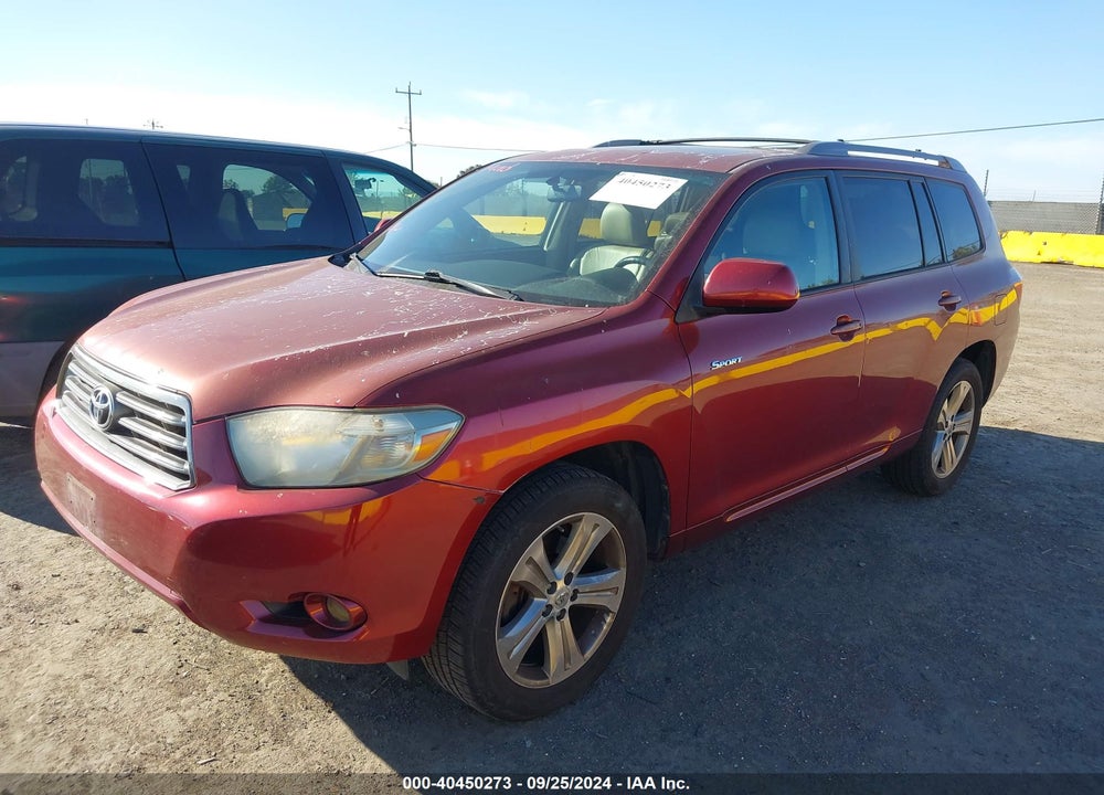 2008 TOYOTA HIGHLANDER SPORT VIN: JTEES43A482089966