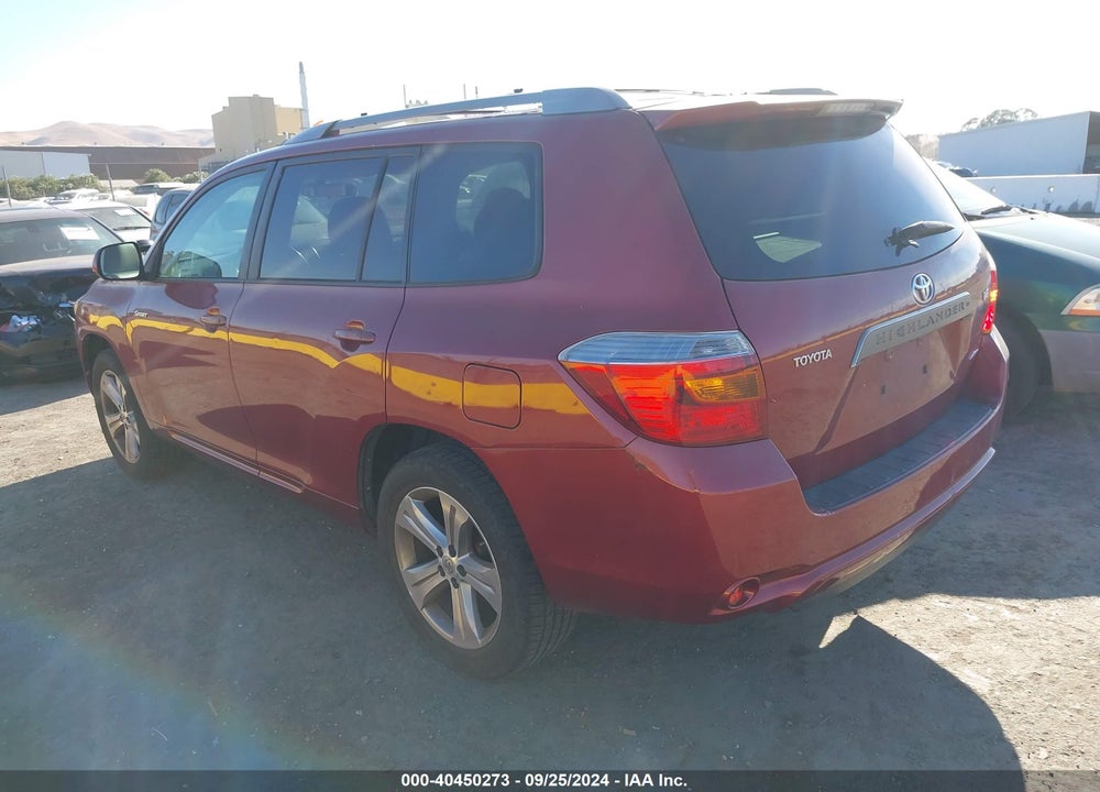 2008 TOYOTA HIGHLANDER SPORT VIN: JTEES43A482089966