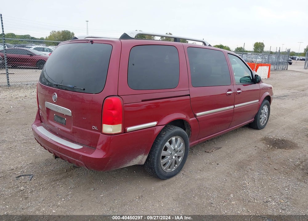 2005 BUICK TERRAZA CXL VIN: 5GADV33L35D168243