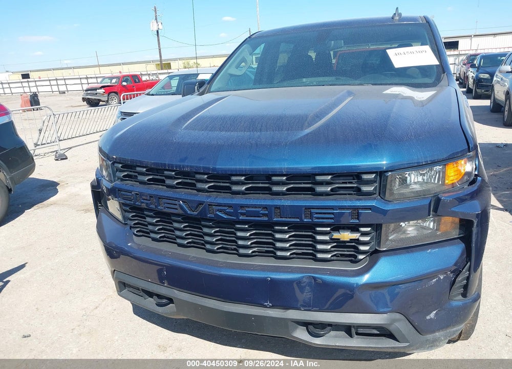 2021 CHEVROLET SILVERADO 1500 2WD SHORT BED CUSTOM VIN: 3GCPWBEK0MG209565