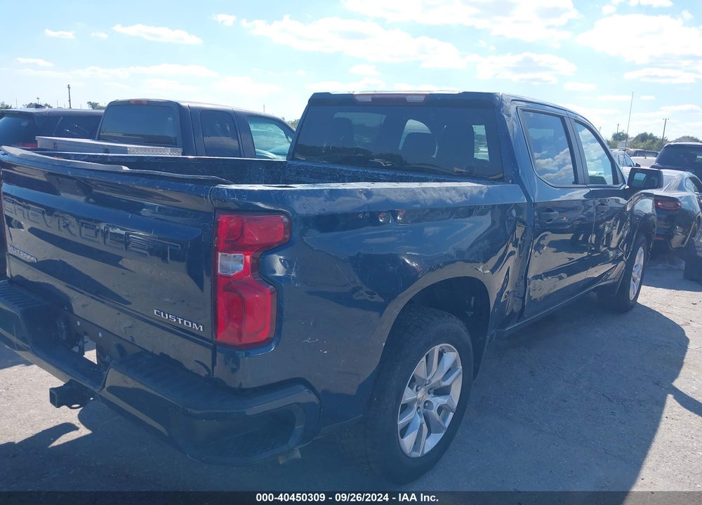 2021 CHEVROLET SILVERADO 1500 2WD SHORT BED CUSTOM VIN: 3GCPWBEK0MG209565