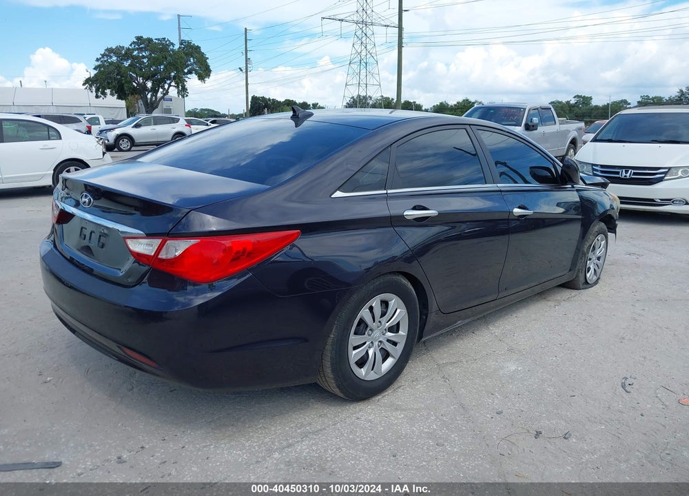 2011 HYUNDAI SONATA GLS VIN: 5NPEB4AC3BH066483