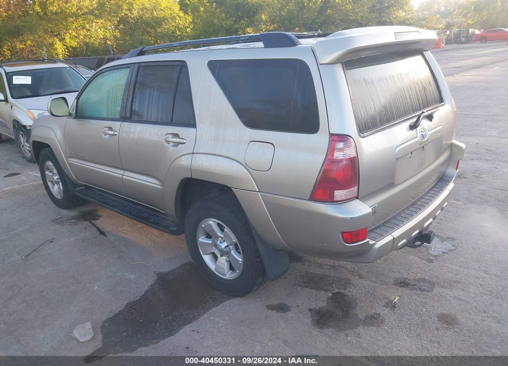 2005 TOYOTA 4RUNNER LIMITED V8 VIN: JTEBT17R750050150