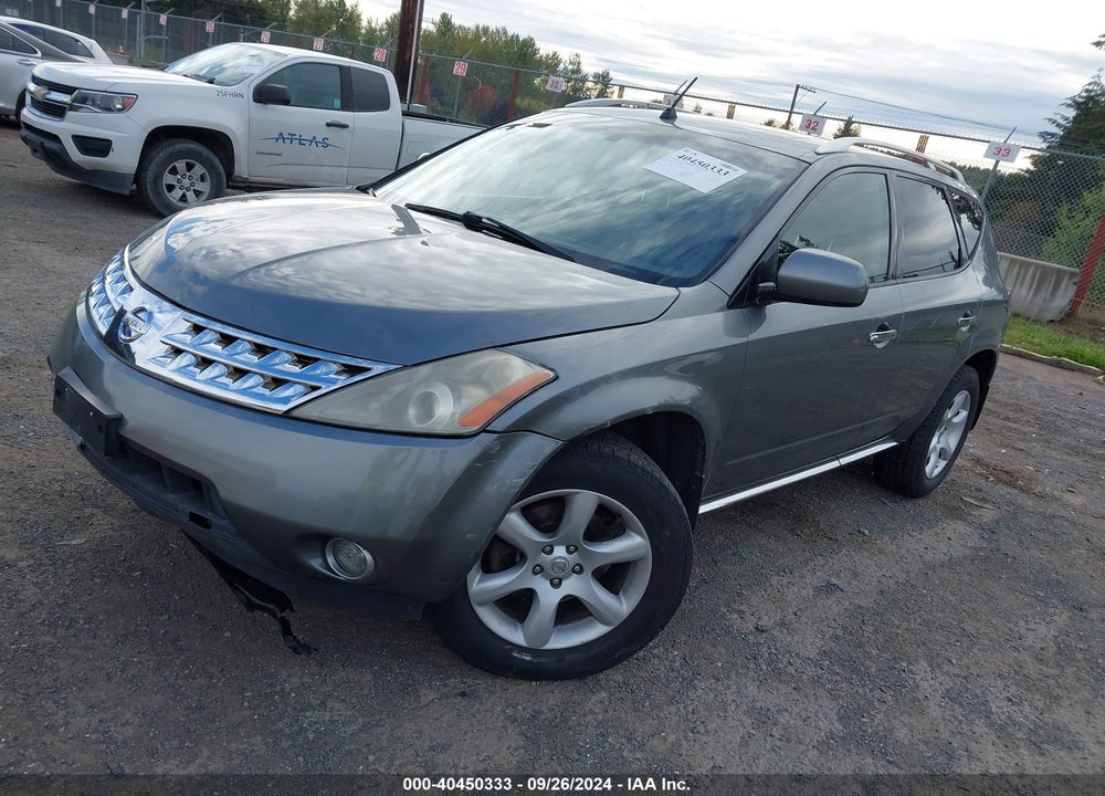 2007 NISSAN MURANO SE VIN: JN8AZ08W97W632560