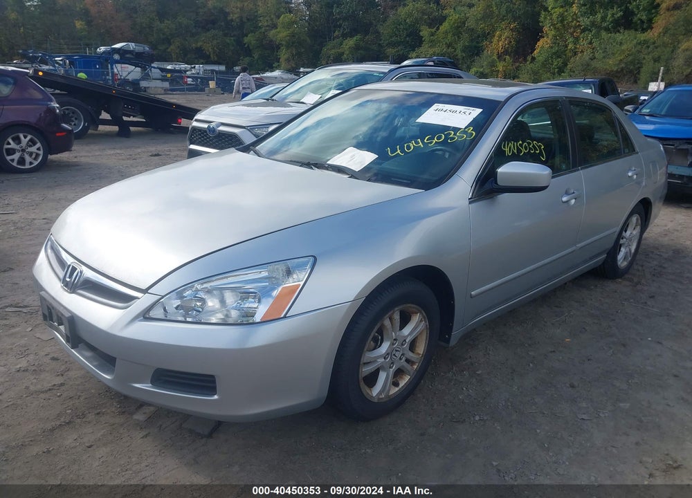 2007 HONDA ACCORD 2.4 EX VIN: 1HGCM56817A077963