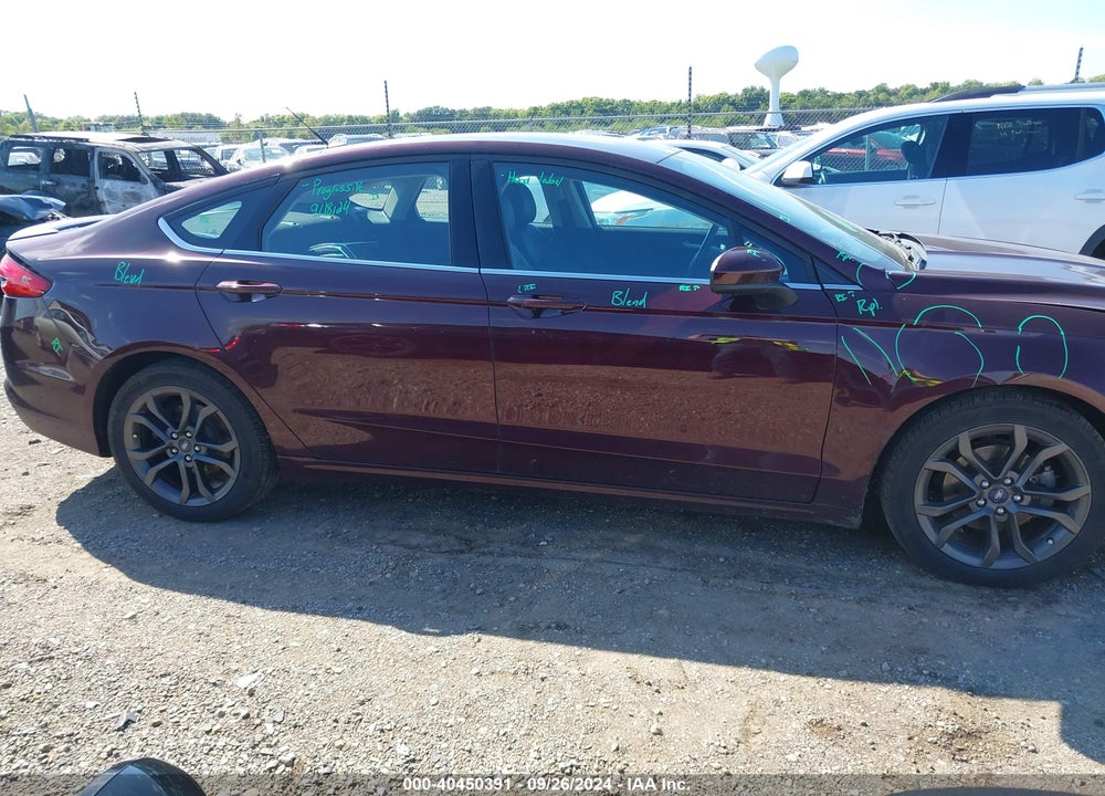 2018 FORD FUSION SE VIN: 3FA6P0H76JR190398