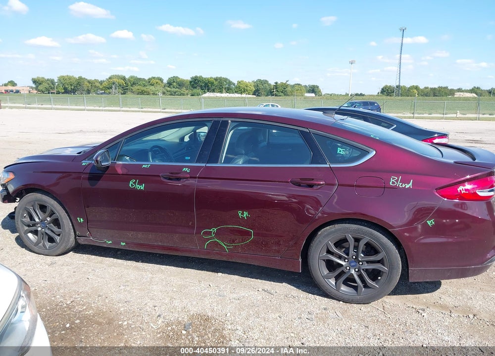 2018 FORD FUSION SE VIN: 3FA6P0H76JR190398