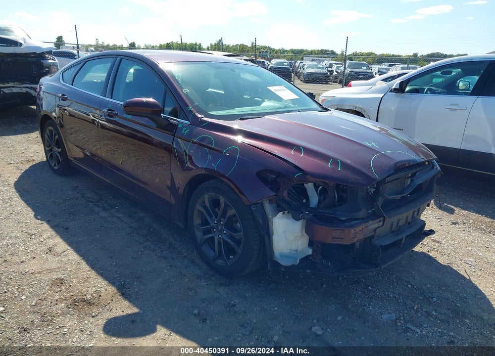 2018 FORD FUSION SE VIN: 3FA6P0H76JR190398