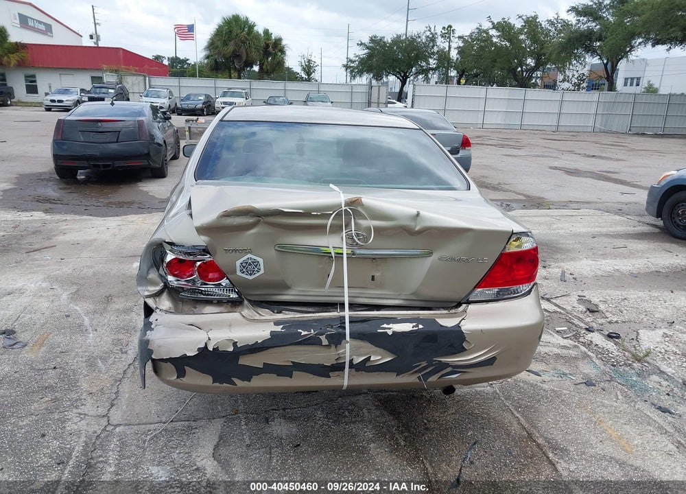2005 TOYOTA CAMRY LE VIN: 4T1BE32K95U981788
