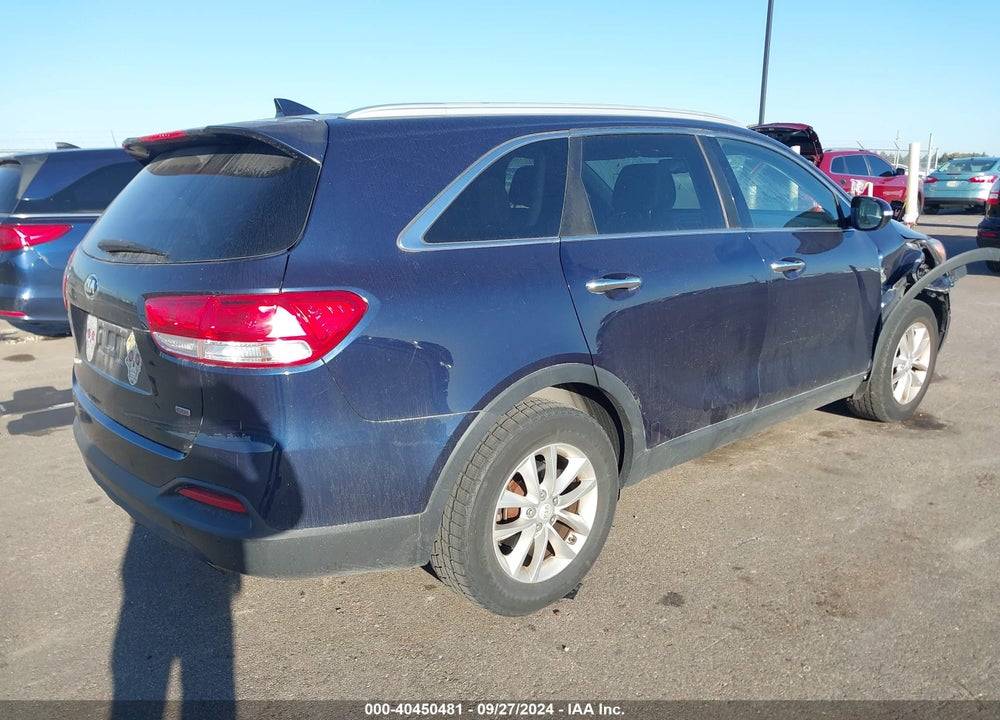 2016 KIA SORENTO 2.4L LX VIN: 5XYPG4A37GG123471