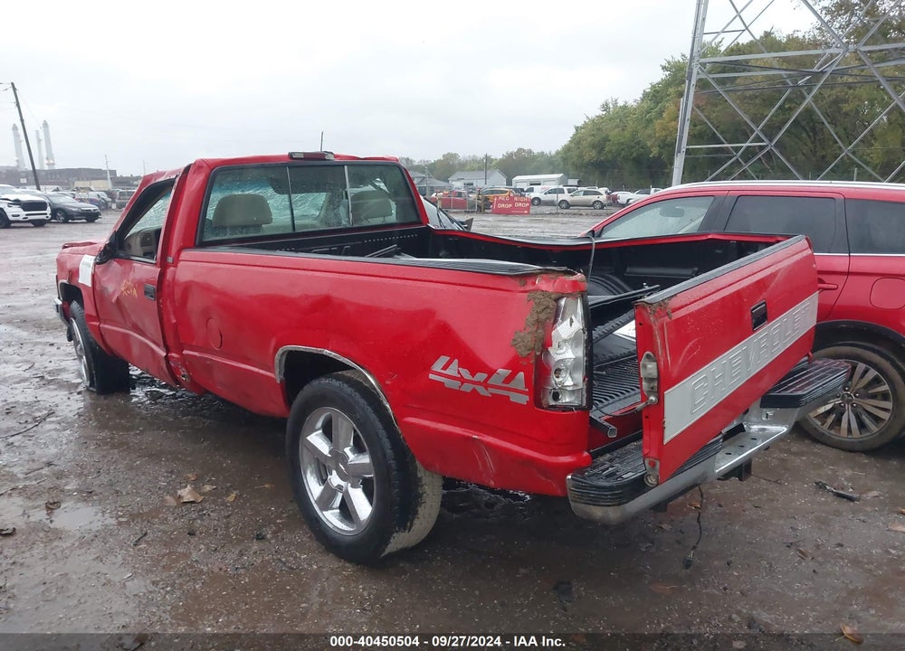 1996 CHEVROLET GMT-400 K1500 VIN: 1GCEK14R3TZ137691