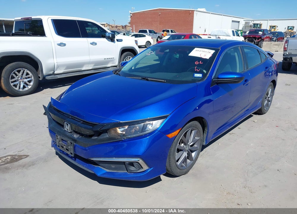 2019 HONDA CIVIC EX VIN: 19XFC1F39KE001649