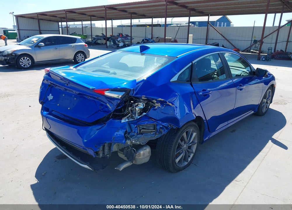 2019 HONDA CIVIC EX VIN: 19XFC1F39KE001649