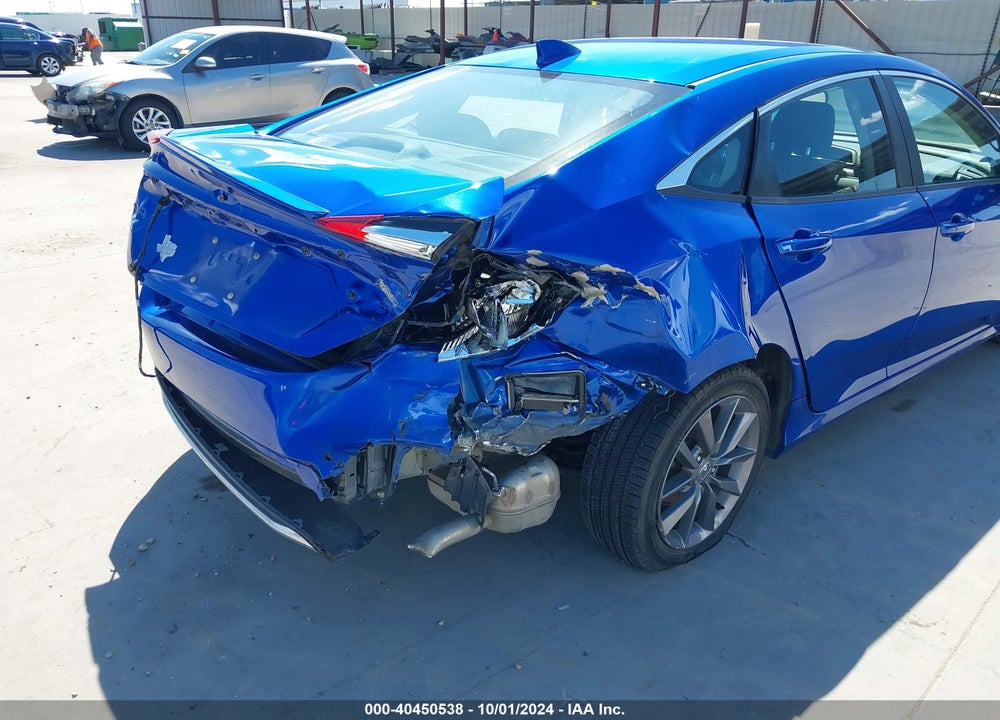 2019 HONDA CIVIC EX VIN: 19XFC1F39KE001649