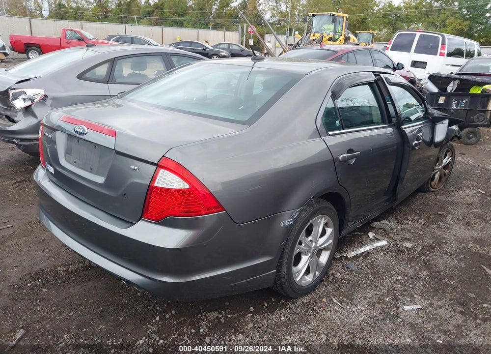 2012 FORD FUSION SE VIN: 3FAHP0HAXCR373794