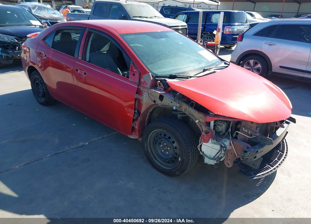 2016 TOYOTA COROLLA LE VIN: 5YFBURHE7GP384442