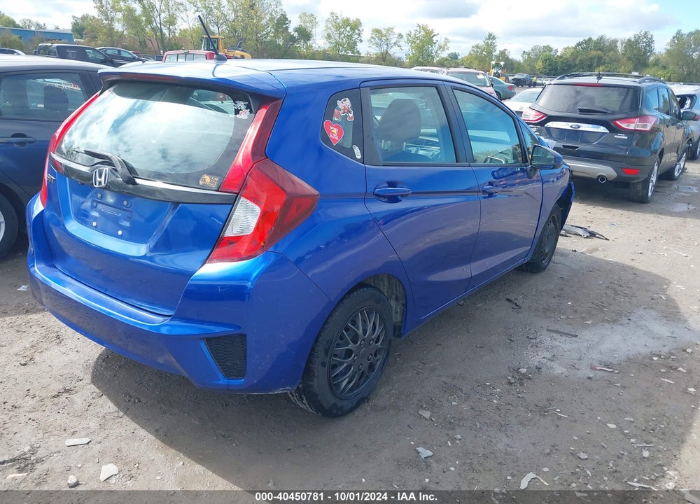 2015 HONDA FIT LX VIN: 3HGGK5H5XFM770803