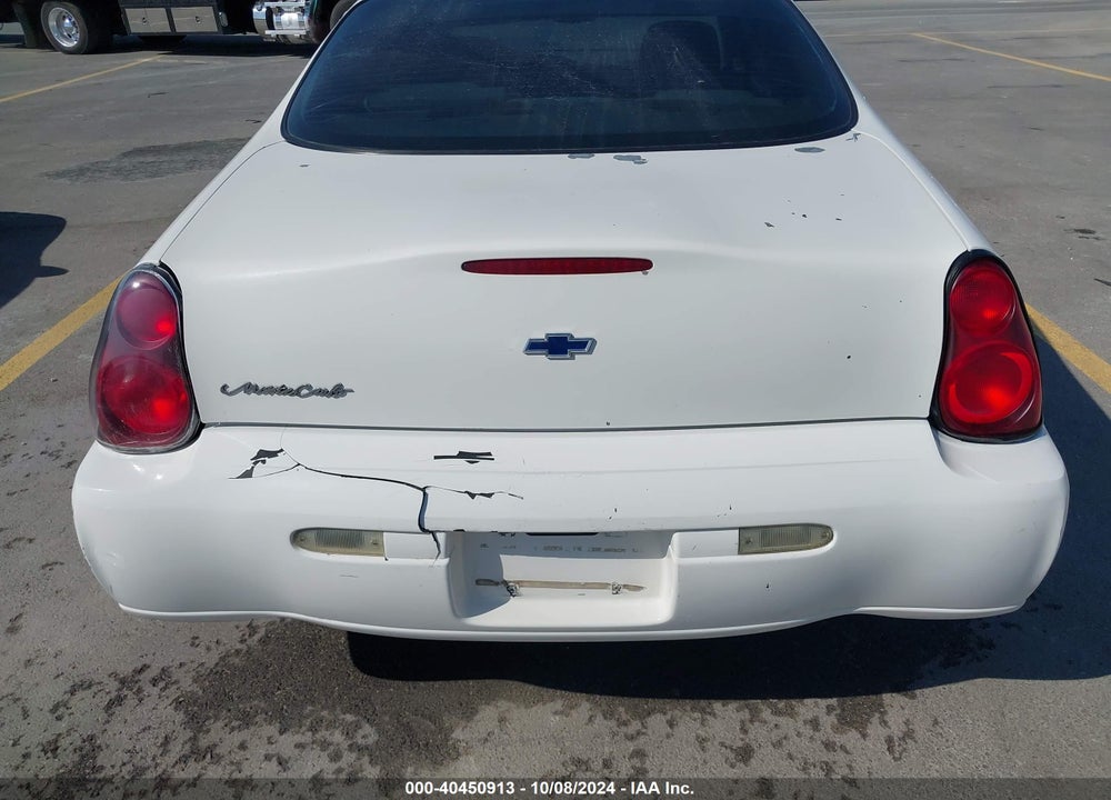 2005 CHEVROLET MONTE CARLO LS VIN: 2G1WW12E159210989