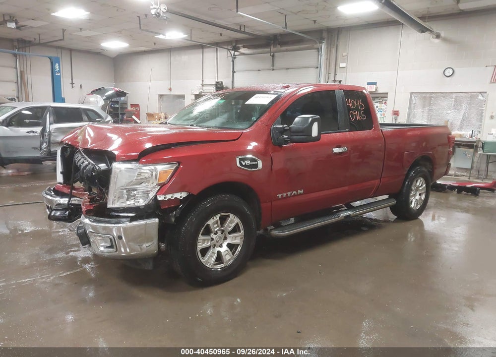 2017 NISSAN TITAN SV VIN: 1N6AA1C82HN553401