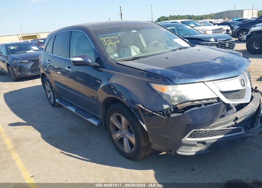 2012 ACURA MDX TECHNOLOGY PACKAGE VIN: 2HNYD2H49CH505460