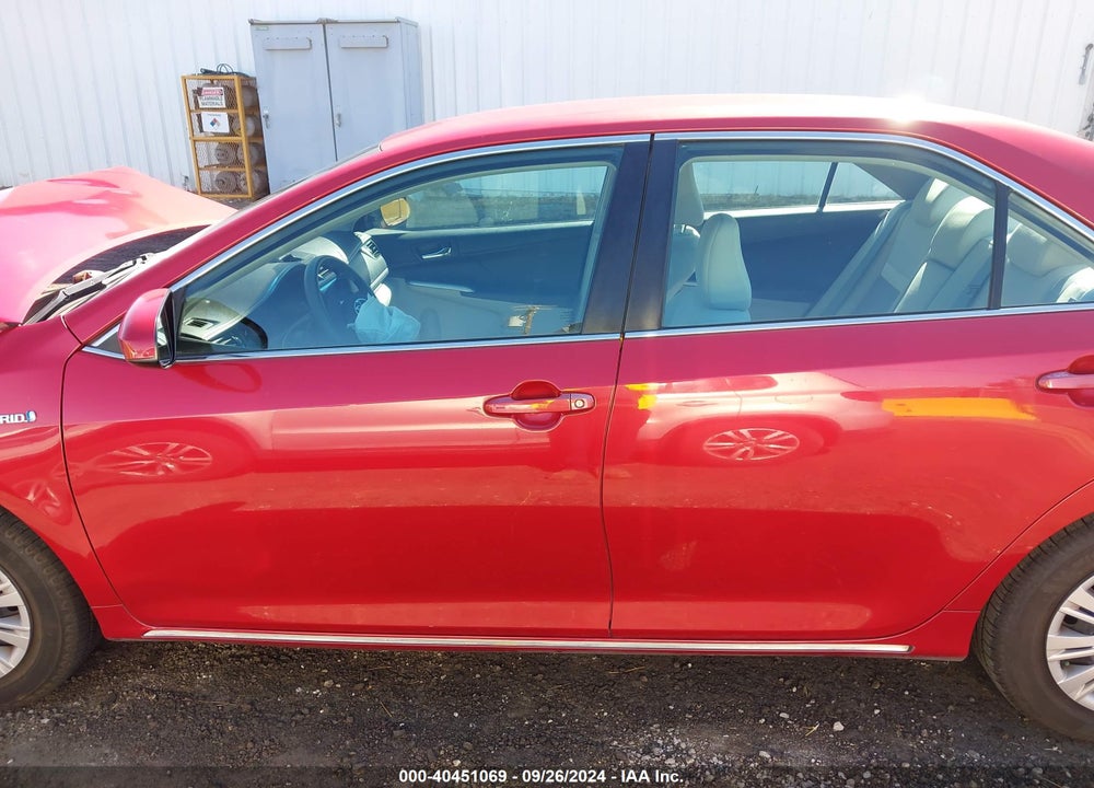 2012 TOYOTA CAMRY HYBRID LE VIN: 4T1BD1FK8CU030349