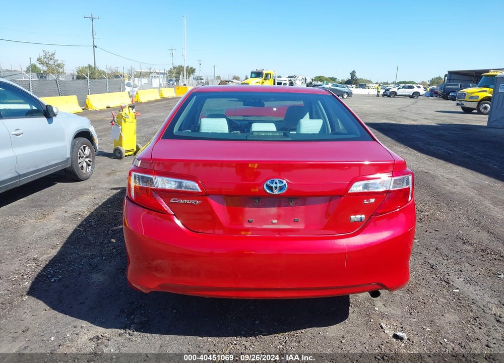 2012 TOYOTA CAMRY HYBRID LE VIN: 4T1BD1FK8CU030349