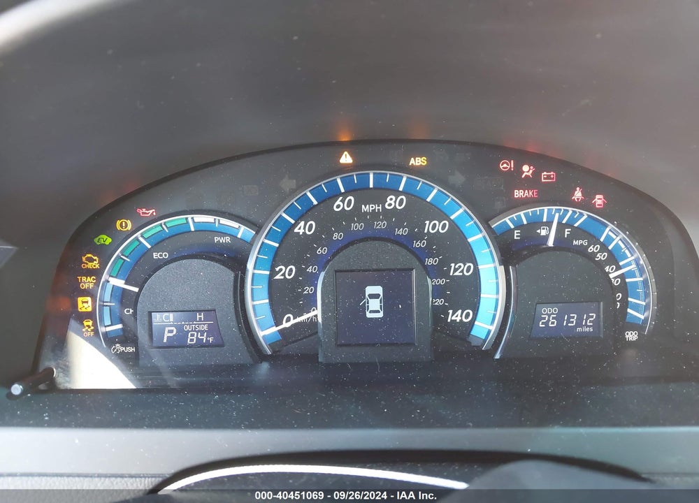 2012 TOYOTA CAMRY HYBRID LE VIN: 4T1BD1FK8CU030349