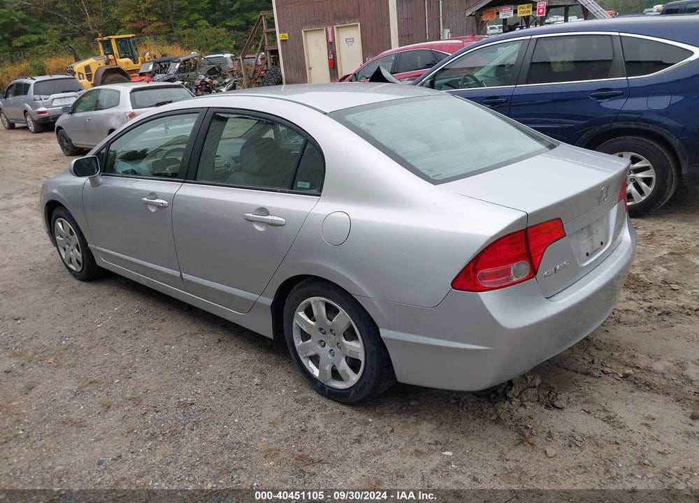 2006 HONDA CIVIC LX VIN: 1HGFA155X6L116266
