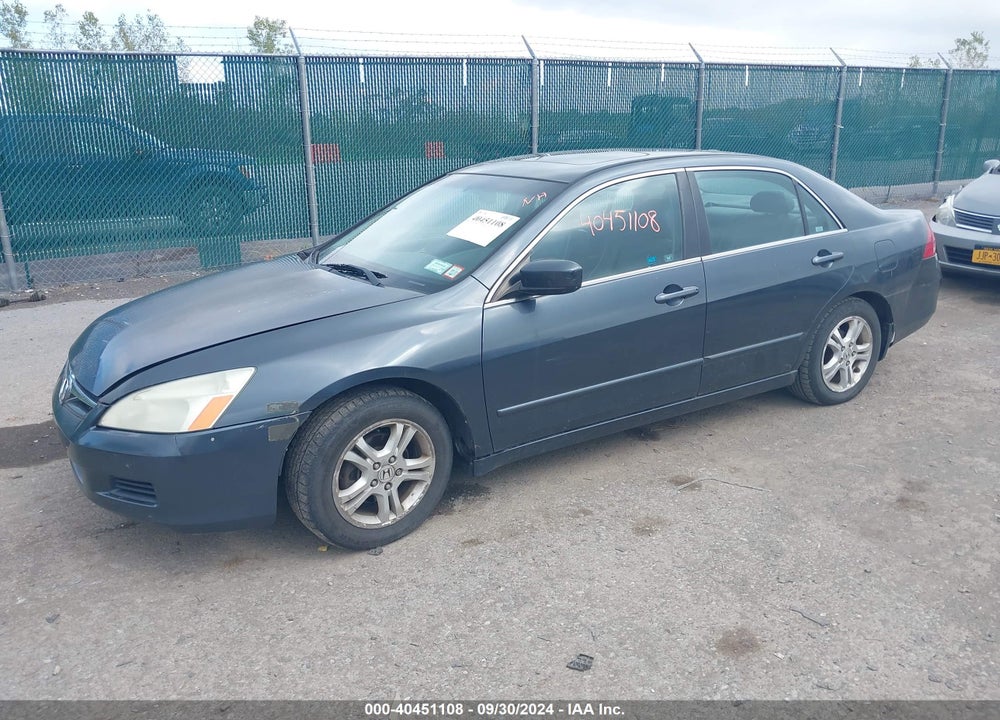 2007 HONDA ACCORD 2.4 EX VIN: 1HGCM56807A180307