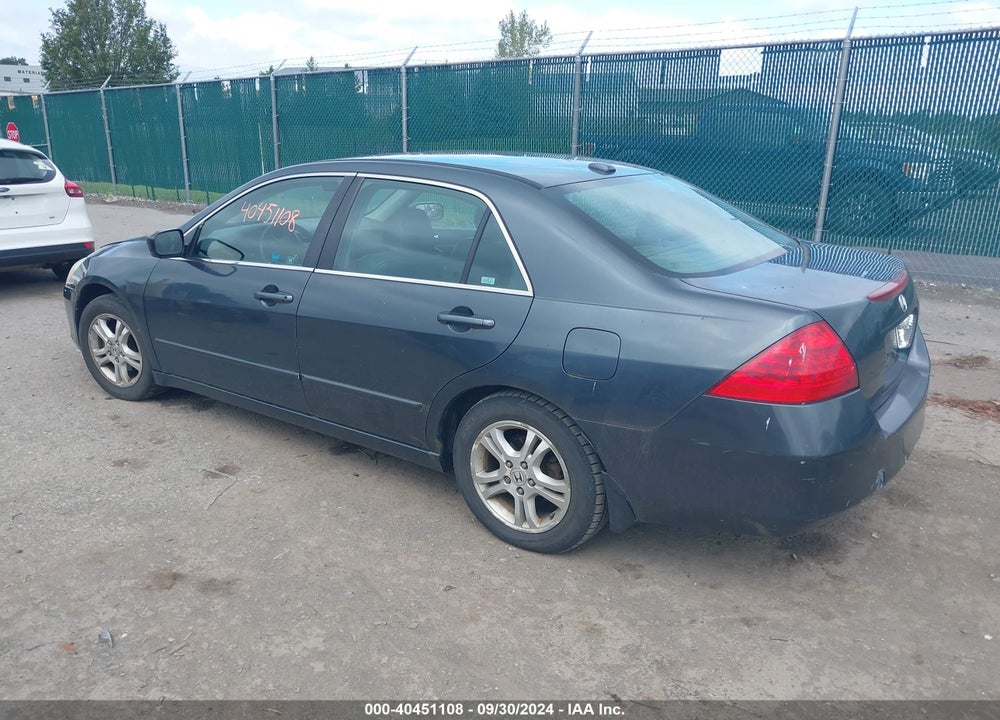 2007 HONDA ACCORD 2.4 EX VIN: 1HGCM56807A180307