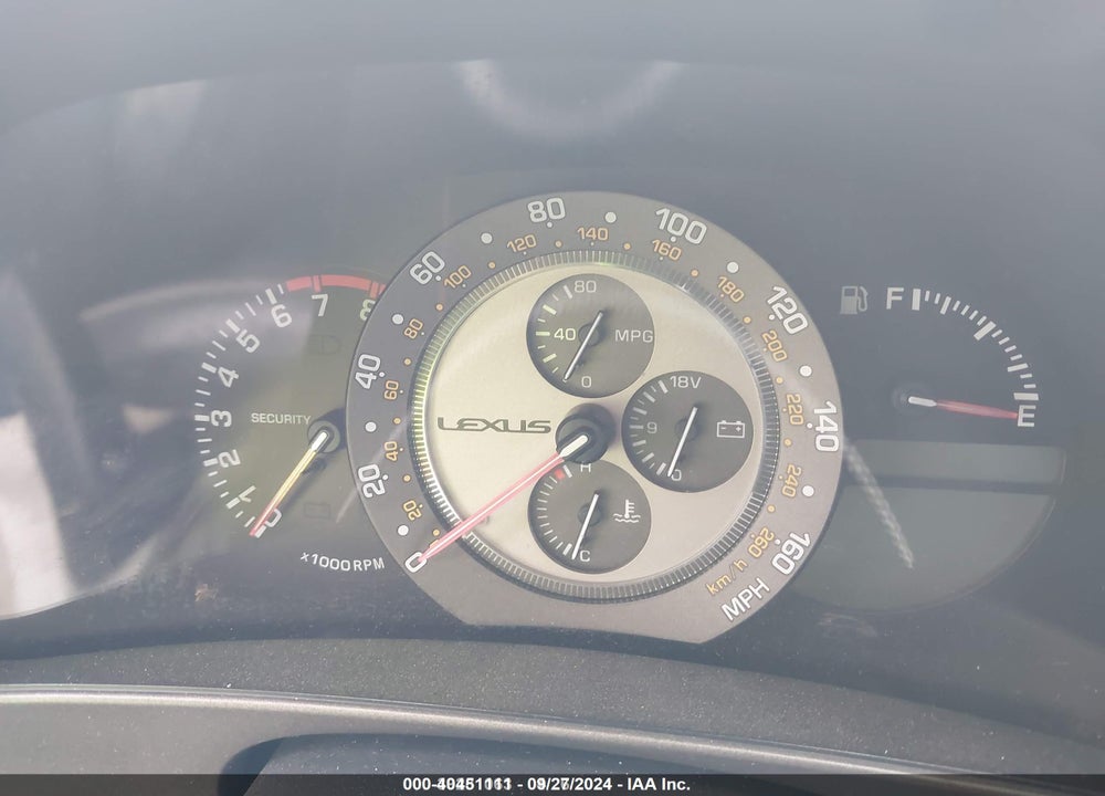 2001 LEXUS IS 300 VIN: JTHBD182010024209