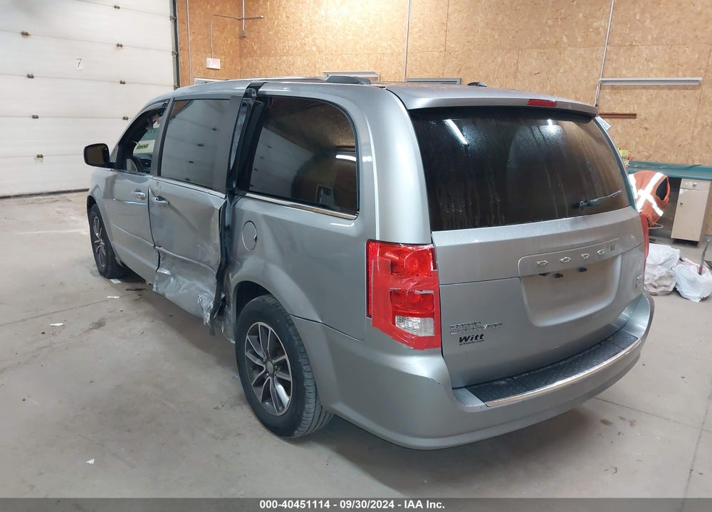 2017 DODGE GRAND CARAVAN SXT VIN: 2C4RDGCGXHR847459