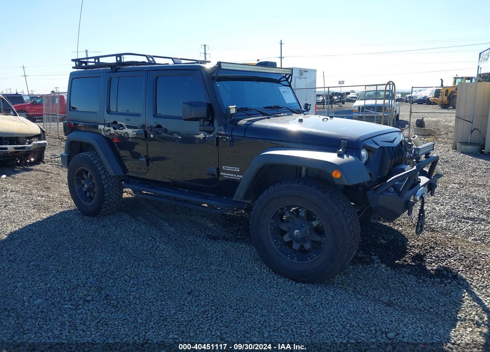 2016 JEEP WRANGLER UNLIMITED SPORT VIN: 1C4BJWDG4GL145115