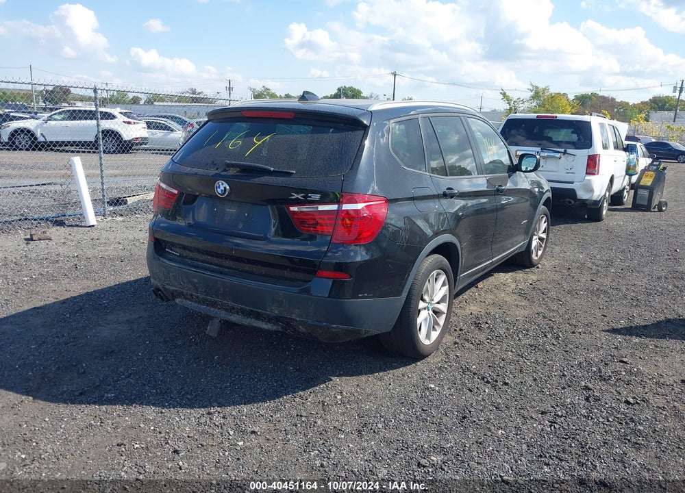 2013 BMW X3 XDRIVE28I VIN: 5UXWX9C50D0A08866
